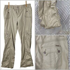 Vintage 90s Y2K Parachute Pants Baggy Cargo Jnco UnionBay 15 14-16 38” X 35.5"